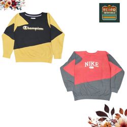 SS25 Sweatshirt en patchwork upcyclé