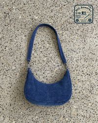 Sac à dos en denim classique upcyclé