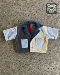 Chemise en tissu éponge upcyclée