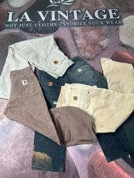 「Carhartt ダブルニージーンズ」