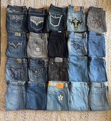 Pantalons en denim sans marque