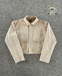 Veste cropped Carhartt upcyclée