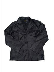 Md03 90s leather blazer jackets