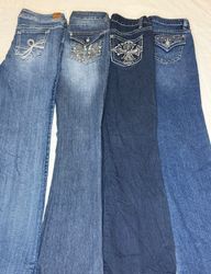 Y2K Embellished Flare Jeans | V-T160