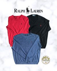 Ralph Lauren Round Neck, V Neck Sweaters (D40)