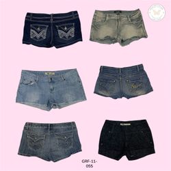 Y2K Mix Mini shorts – Retro Chic Statement Fit (GR..