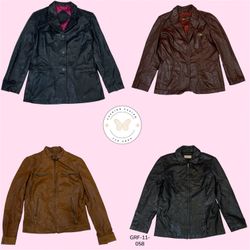 Y2K Classic Leather Jacket – Retro Streetwear Icon..