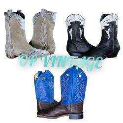 Bottes de cowboy vintage 0055