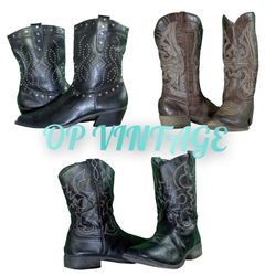 Op vintage 0057 Premium Embrided Cowboy Boots
