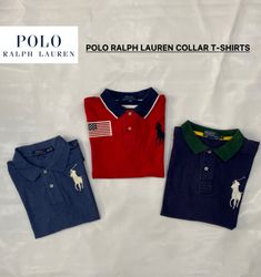 Braned Polo Ralph Lauren Collar T-shirts