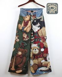 Pantalon en tapisserie recyclé