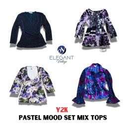 Y2K Pastel Mood Set Mix Tops - EV1111
