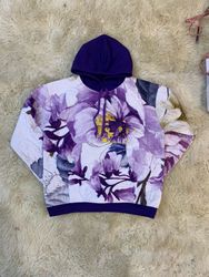 Aufgearbeiteter gesteppter Kapuzenpullover