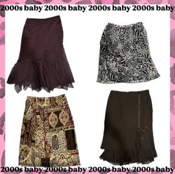 Y2K Flirty brown Flares-071