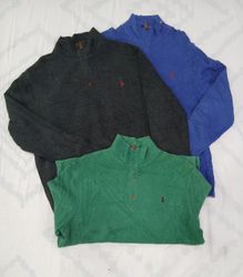 CRZ0724 Vintage Ralph Lauren Quarter Zipper