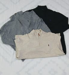 ZV0724 Ralph Lauren クォータージップ