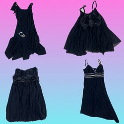 Y2K Black ange” vibe Dresses (TH-122)