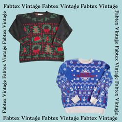 (FV-480) Christmas Printed Knitwear -Sweater