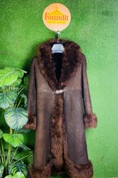 Manteau afghan de style Y2K