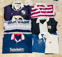 Lot de chemises de rugby vintage Mix marque 75