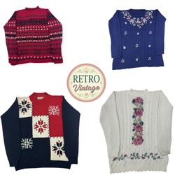 Collection de Pulls Retro Vintage | Tricots d'Hive..