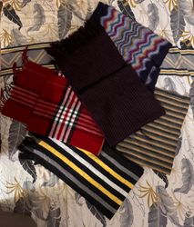 Winter Scarf Bundle – 6 Stylish Wool & Knit Scarve..