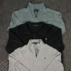 Ralph Lauren 1/4 Zips Knitwear (CV-9)