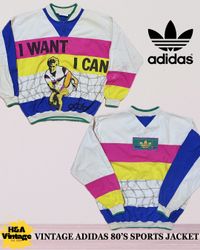 Track Jackets Inc Vintage Adidas 80’s Sports