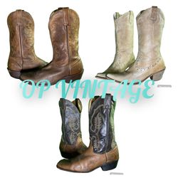 Op vintage 0067 Best Branded Cowboy Boots
