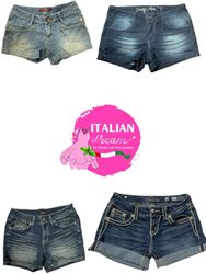 Y2k unique faded micro mini shorts