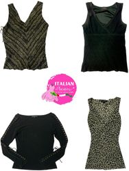 Grunge core mixed tops