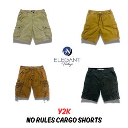 Y2K No Rules Cargo Shorts - EV0479