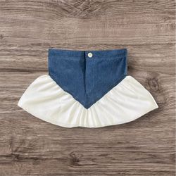 Fs-10 Upcycled denim sexy skirt