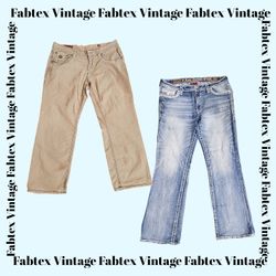 (FV-498) ロックリバイバル オーバーサイズ ジーンズ