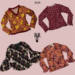 Y2Kグランジミックスフルスリーブトップス (AA-424)