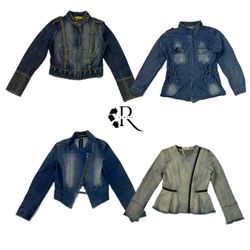 Y2K IT Girl Denim zipper Jackets RW-1238