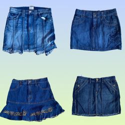 Y2K IT Girl デニムミニスカート (TS-1492)