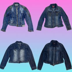 Veste en jean unique Y2K (TH-126)