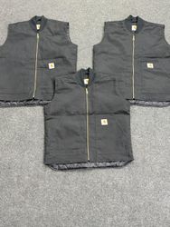 Carhartt Gilet Black Rework Style Jackets