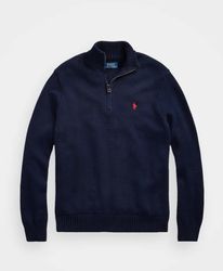 POLO RALPH LAUREN HALF ZIP SWEATER
