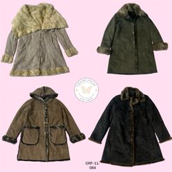 Chic Full-Length Fur Coat – Timeless Com..