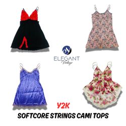 Y2K Softcore Strings Cami Tops - EV0613