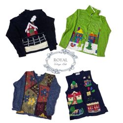 ヴィンテージ Y2K コテージコア ニットウェア