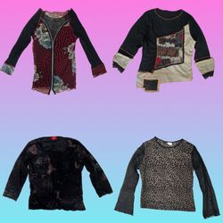 Trendy Printed & Patchwork Tops Collection(TT 221)