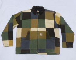 Veste en patchwork pour homme CR747 Carhartt upcyc..
