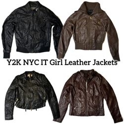 Y2K NYC IT Girl レザージャケット (TVL-121)