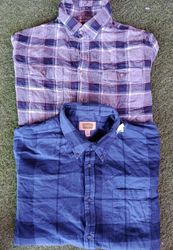 Camicie di flanella senza marca (10) pz "3065