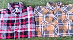 Camicie in flanella non marche (11) pezzi "3067