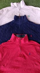 「ラルフ・ローレン 1/4ジップセーター（6）点 "3103"」