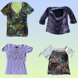 Y2K Grunge Tops (TS-1514)